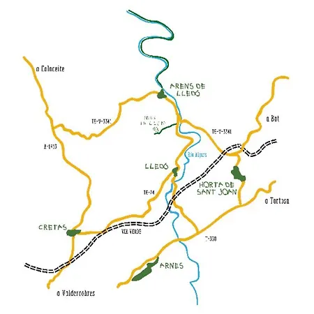 컨트리하우스 Mas La Llum, La Casa De Palla *